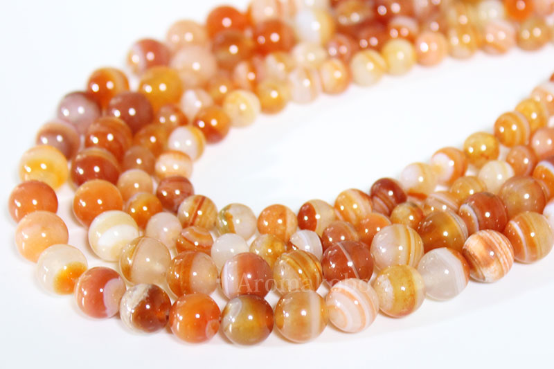 サードオニキスの天然石ビーズ