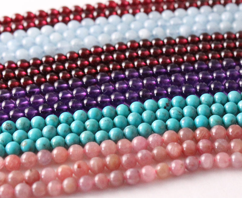 天然石ビーズ4mmサイズ